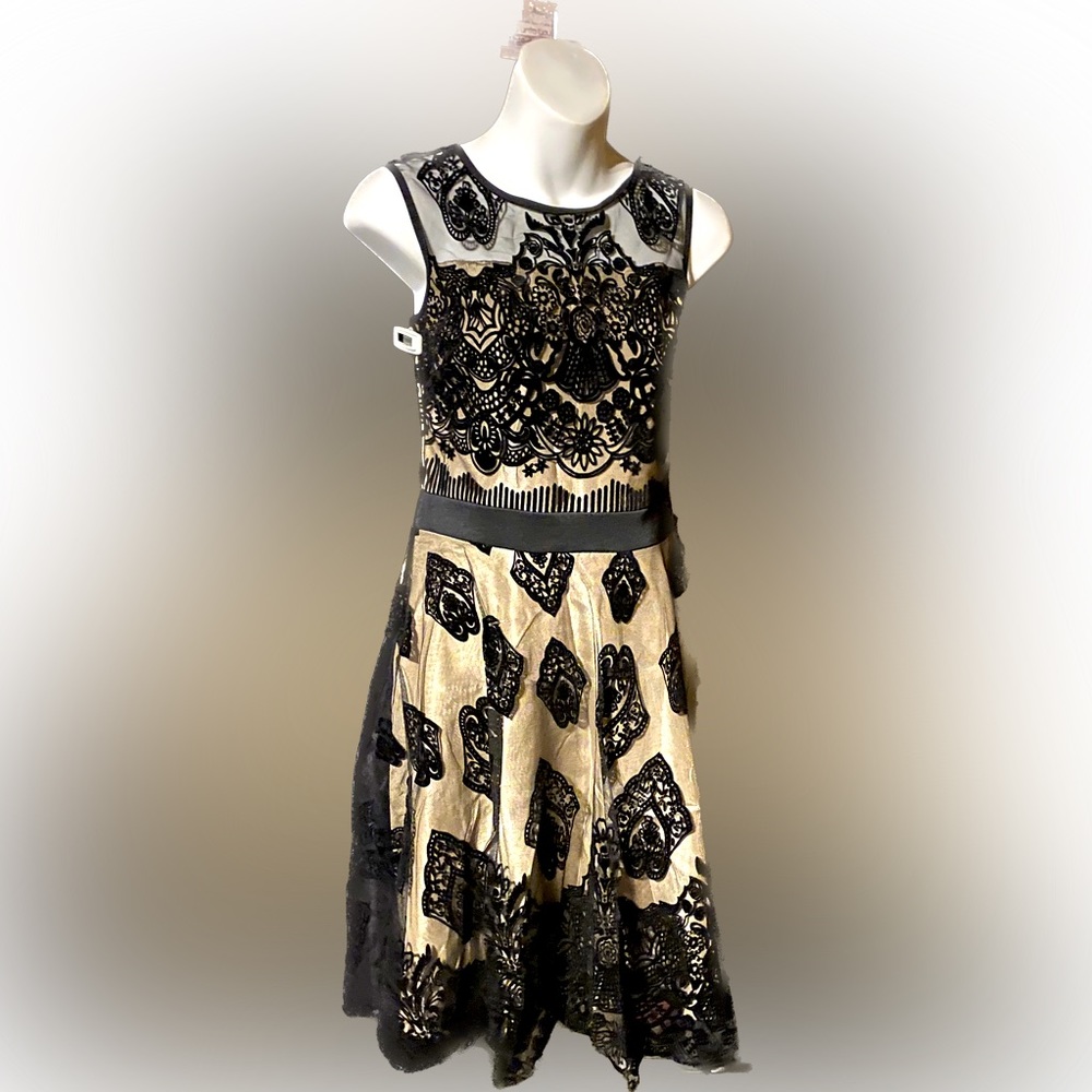 Versona Women Black Cocktail Dress (PRE-LOVED - Worn Once)